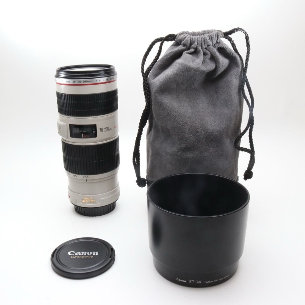 NEW Unopened Canon EF 70-200mm f/4L USM Lens (with case and hood)
